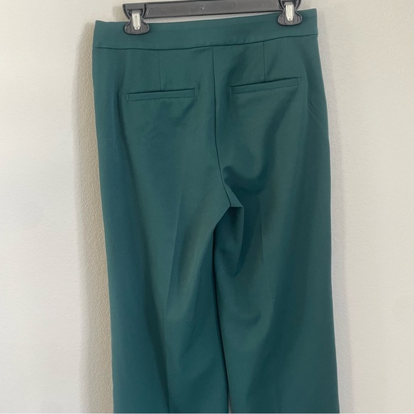 LOFT Emerald Green Sailor Pants Wide Leg Trousers Women Size 2 - Picture 10 of 12